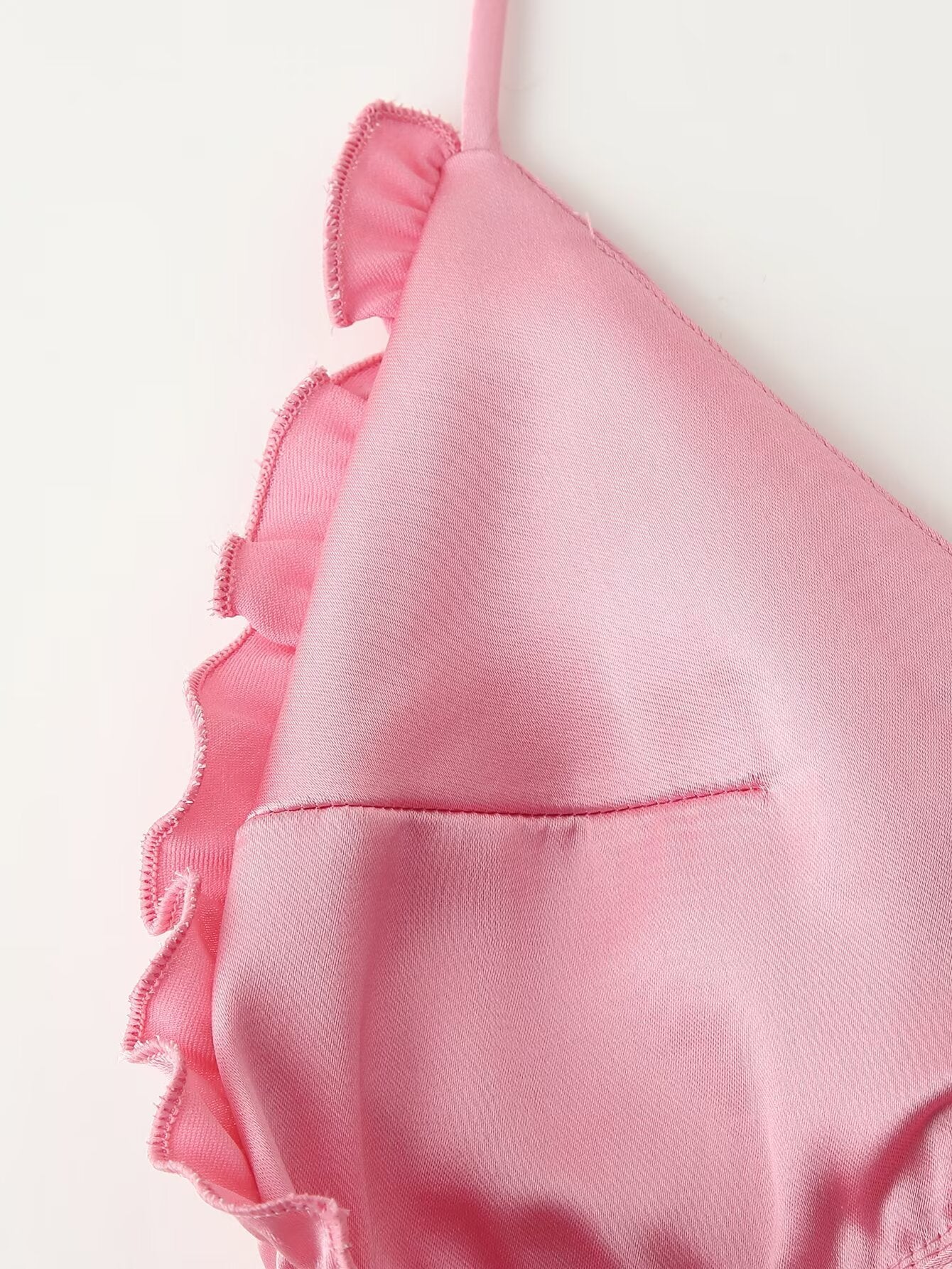 Rózsaszín szatén hatású nyári ruha – nőies stílus, kényelmes elegancia!