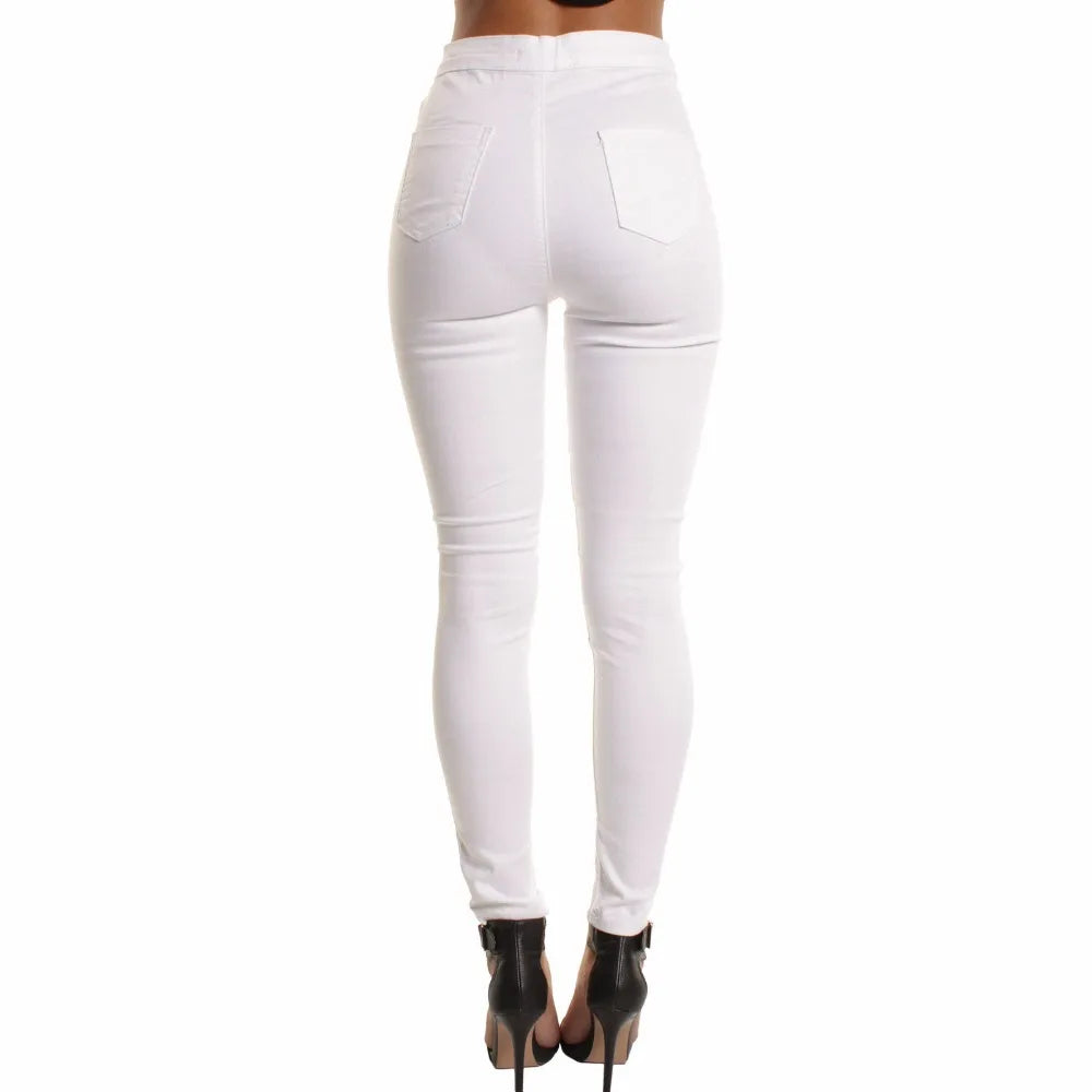 Magas Derekú Skinny Jeans – Kényelmes és Divatos