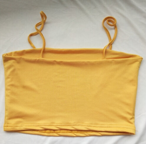 Szexi Pántos Crop Top