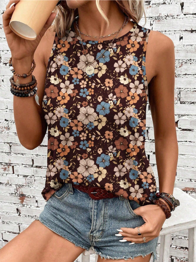 Virágos Nyári Top