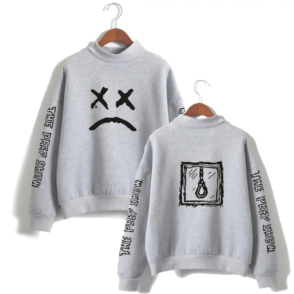 Lil Peep stílusú oversized pulóver – vagány megjelenés, maximális kényelem