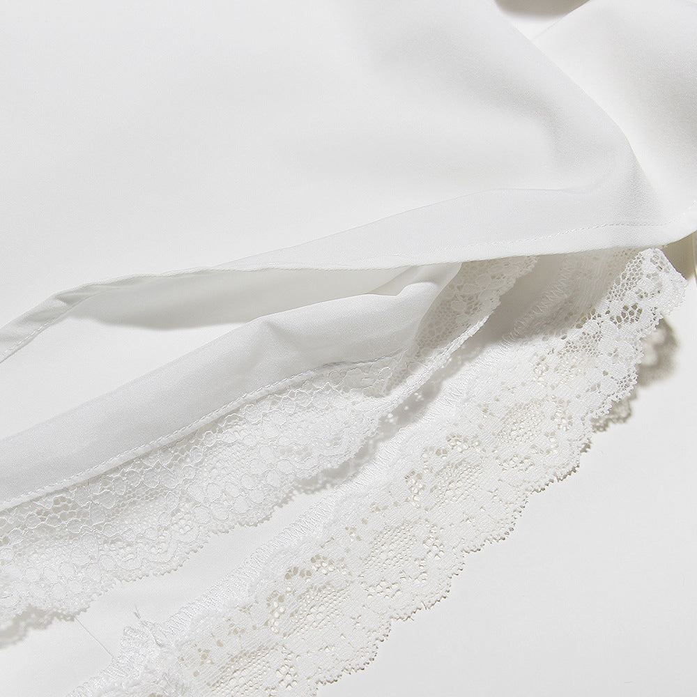 Lace patchwork suspenders ruha