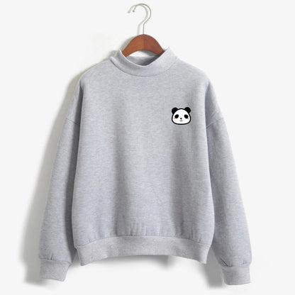 Kawaii Panda Hoodies – Harajuku Stílusú, Puha, Meleg Női Pulóver