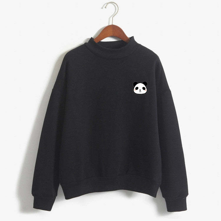 Kawaii Panda Hoodies – Harajuku Stílusú, Puha, Meleg Női Pulóver