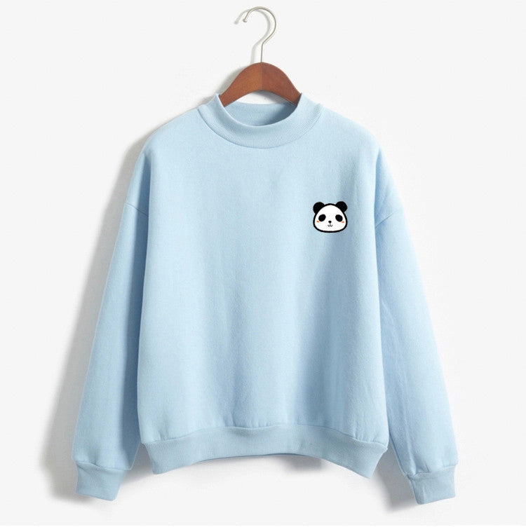 Kawaii Panda Hoodies – Harajuku Stílusú, Puha, Meleg Női Pulóver