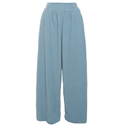 Corduroy oversized női nadrág – laza és stílusos mindennapokra