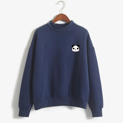 Kawaii Panda Hoodies – Harajuku Stílusú, Puha, Meleg Női Pulóver