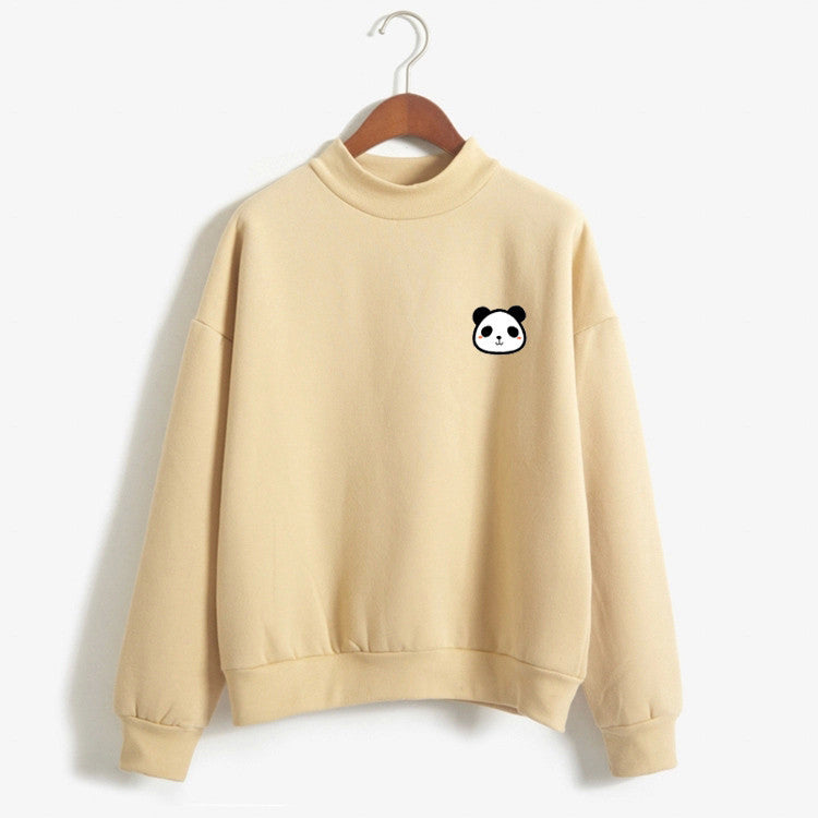 Kawaii Panda Hoodies – Harajuku Stílusú, Puha, Meleg Női Pulóver