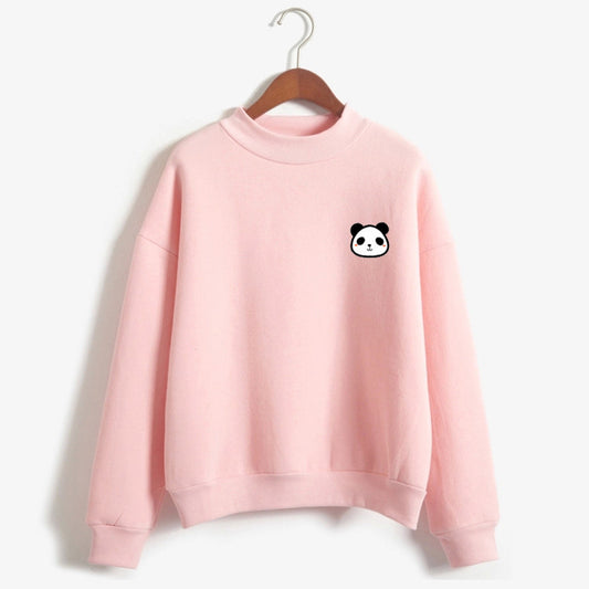 Kawaii Panda Hoodies – Harajuku Stílusú, Puha, Meleg Női Pulóver