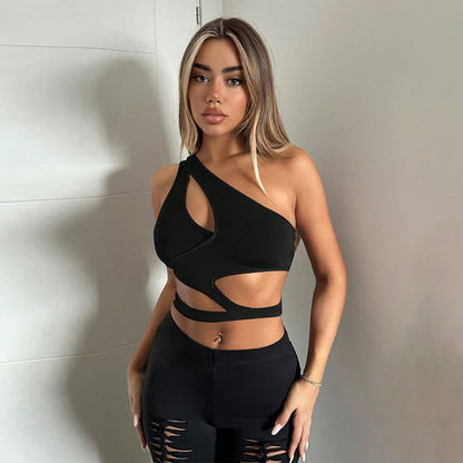 Egyvállas Crop Top