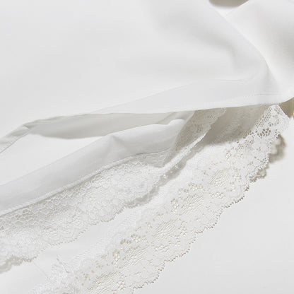 Lace patchwork suspenders ruha